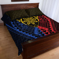 Philippines Batok Tribal Inspired Tattoo Quilt Bed Set LT05 - Polynesian Pride