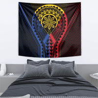 Philippines Batok Tribal Inspired Tattoo Tapestry LT05 - Polynesian Pride