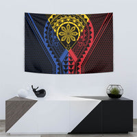 Philippines Batok Tribal Inspired Tattoo Tapestry LT05 - Polynesian Pride