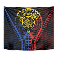 Philippines Batok Tribal Inspired Tattoo Tapestry LT05 - Polynesian Pride