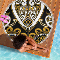 Aotearoa Ngai Te Rangi Beach Blanket Maori Tribal Pattern LT05 - Polynesian Pride
