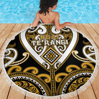 Aotearoa Ngai Te Rangi Beach Blanket Maori Tribal Pattern LT05 - Polynesian Pride