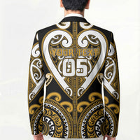 Custom Aotearoa Ngai Te Rangi Blazer Maori Tribal Pattern LT05 - Polynesian Pride