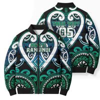 Custom Aotearoa Ngati Ranginui Bomber Puffer Jacket Maori Tribal Pattern LT05 - Polynesian Pride