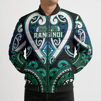 Custom Aotearoa Ngati Ranginui Bomber Puffer Jacket Maori Tribal Pattern LT05 - Polynesian Pride