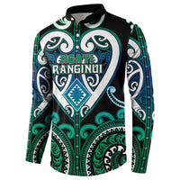 Custom Aotearoa Ngati Ranginui Button Sweatshirt Maori Tribal Pattern LT05 - Polynesian Pride