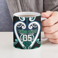 Custom Aotearoa Ngati Ranginui Ceramic Mug Maori Tribal Pattern LT05 - Polynesian Pride