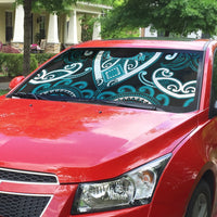 Aotearoa Tapuika Auto Sun Shade Maori Tribal Pattern LT05 - Polynesian Pride