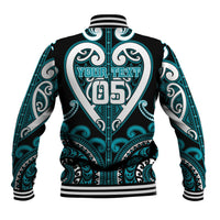 Custom Aotearoa Tapuika Baseball Jacket Maori Tribal Pattern LT05 - Polynesian Pride