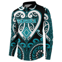 Custom Aotearoa Tapuika Button Sweatshirt Maori Tribal Pattern LT05 - Polynesian Pride