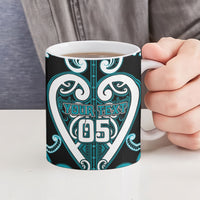 Custom Aotearoa Tapuika Ceramic Mug Maori Tribal Pattern LT05 - Polynesian Pride