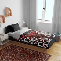 Aotearoa Mana Motuhake Bedding Set Poutama With Maori Pattern - Polynesian Pride