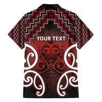 Personalised Aotearoa Mana Motuhake Family Matching Tank Maxi Dress and Hawaiian Shirt Poutama With Maori Pattern LT05 - Polynesian Pride