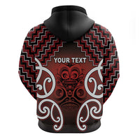 Personalised Aotearoa Mana Motuhake Hoodie Poutama With Maori Pattern - Polynesian Pride