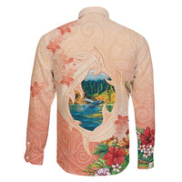 Hawaii Kauai Na Pali Coast Landscape Family Matching Summer Maxi Dress and Hawaiian Shirt LT05 - Polynesian Pride