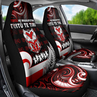 Aotearoa Toitu He Whakaputanga Car Seat Cover Toitu Te Tiriti O Waitangi LT05 - Polynesian Pride