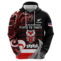 Aotearoa Toitu He Whakaputanga Hoodie Toitu Te Tiriti O Waitangi LT05 - Polynesian Pride