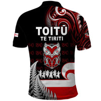 Aotearoa Toitu He Whakaputanga Polo Shirt Toitu Te Tiriti O Waitangi