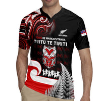 Aotearoa Toitu He Whakaputanga Rugby Jersey Toitu Te Tiriti O Waitangi LT05 - Polynesian Pride