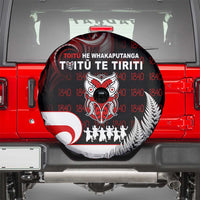 Aotearoa Toitu He Whakaputanga Spare Tire Cover Toitu Te Tiriti O Waitangi LT05 - Polynesian Pride