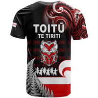 Aotearoa Toitu He Whakaputanga T Shirt Toitu Te Tiriti O Waitangi LT05 - Polynesian Pride