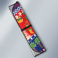Wallis And Futuna Christmas Auto Sun Shade Festive Beach Vibes LT05 - Polynesian Pride