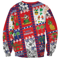 Wallis And Futuna Christmas Sweatshirt Festive Beach Vibes LT05 - Polynesian Pride