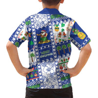 Northern Mariana Islands Christmas Family Matching Mermaid Dress and Hawaiian Shirt Festive Beach Vibes LT05 - Polynesian Pride
