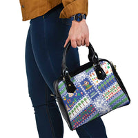 Northern Mariana Islands Christmas Shoulder Handbag Festive Beach Vibes - Polynesian Pride