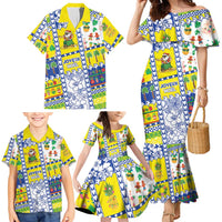 New Caledonia Christmas Family Matching Mermaid Dress and Hawaiian Shirt Festive Beach Vibes LT05 - Polynesian Pride