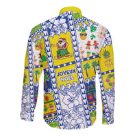 New Caledonia Christmas Long Sleeve Button Shirt Festive Beach Vibes LT05 - Polynesian Pride