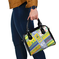 New Caledonia Christmas Shoulder Handbag Festive Beach Vibes - Polynesian Pride