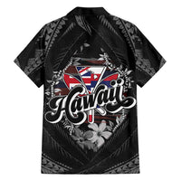 Hawaii November 28th Family Matching Off Shoulder Short Dress and Hawaiian Shirt Kanaka Maoli Tribal Pattern LT05 - Polynesian Pride