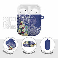 Hafa Adai Guam AirPods Case Latte Stone With Coconut Crab