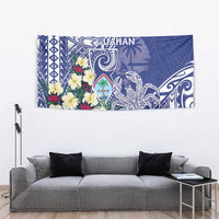 Hafa Adai Guam Tapestry Latte Stone With Coconut Crab