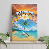 Guam Canvas Wall Art Eternal Summer Sunset Beach