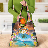 Guam Grocery Bag Eternal Summer Sunset Beach