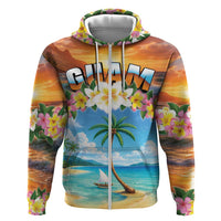 Guam Hoodie Eternal Summer Sunset Beach