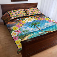 Guam Quilt Bed Set Eternal Summer Sunset Beach