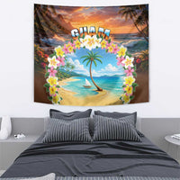 Guam Tapestry Eternal Summer Sunset Beach