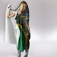 South Sea Islanders And Fiji Hooded Blanket Kanakas Fijian Tapa Pattern LT05 - Polynesian Pride