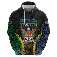 Personalised South Sea Islanders And Fiji Hoodie Kanakas Fijian Tapa Pattern LT05 - Polynesian Pride