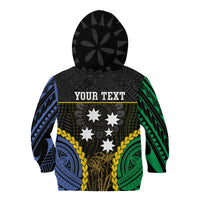 Personalised South Sea Islanders And Fiji Kid Hoodie Kanakas Fijian Tapa Pattern LT05 - Polynesian Pride