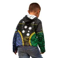 Personalised South Sea Islanders And Fiji Kid Hoodie Kanakas Fijian Tapa Pattern LT05 - Polynesian Pride