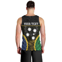 Personalised South Sea Islanders And Fiji Men Tank Top Kanakas Fijian Tapa Pattern LT05 - Polynesian Pride