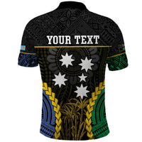 Personalised South Sea Islanders And Fiji Polo Shirt Kanakas Fijian Tapa Pattern LT05 - Polynesian Pride