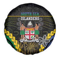 South Sea Islanders And Fiji Spare Tire Cover Kanakas Fijian Tapa Pattern LT05 - Polynesian Pride