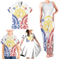 Philippines Family Matching Tank Maxi Dress and Hawaiian Shirt Katipunan Andres Bonifacio LT05 - Polynesian Pride
