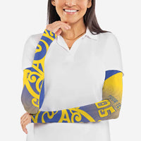 Custom James Cook High School Arm Sleeves Maori Koru Pattern