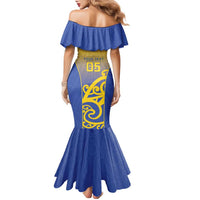 Custom James Cook High School Family Matching Mermaid Dress and Hawaiian Shirt Maori Koru Pattern LT05 - Polynesian Pride